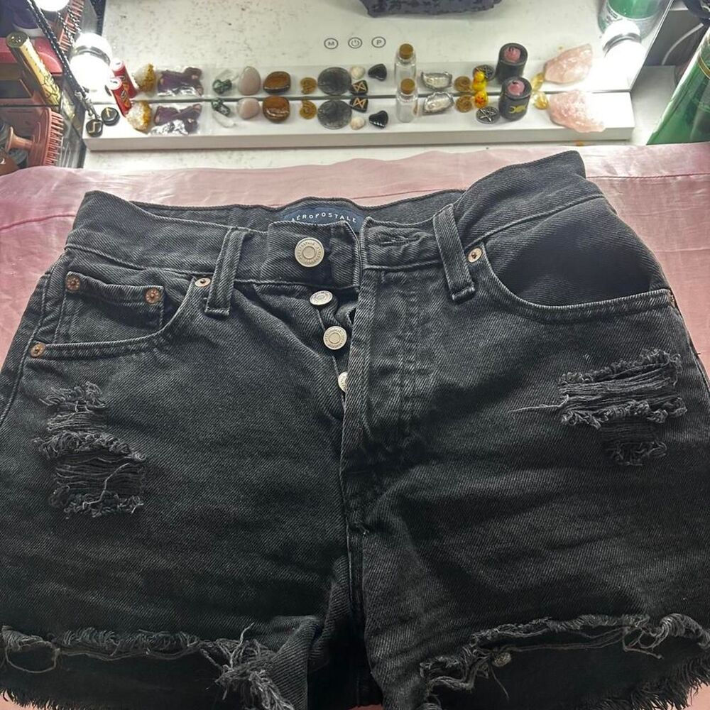 Aeropostale Women's Black Shorts